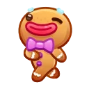 Емодзі Gingerbread Emoji 🚶