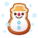 Gingerbread Emoji emoji ☃️
