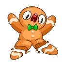 Gingerbread Man  emoji 😨
