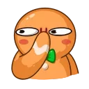 Gingerbread Man  emoji 🤭
