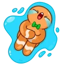 Gingerbread Man  emoji 😭