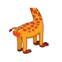 Giraffe sticker 😙
