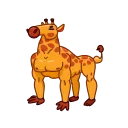Giraffe stiker 😤