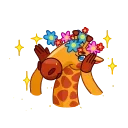Giraffe stiker 😌