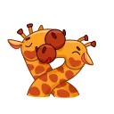 Giraffe stiker ☺️