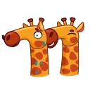 Giraffe sticker 😓