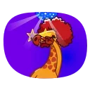 Giraffe emoji 🕺