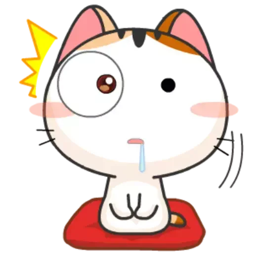 Girl Cat emoji 😳