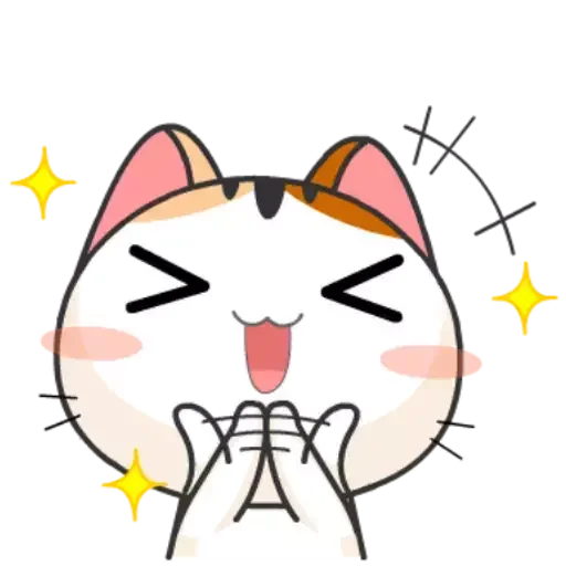 Girl Cat emoji 🤩
