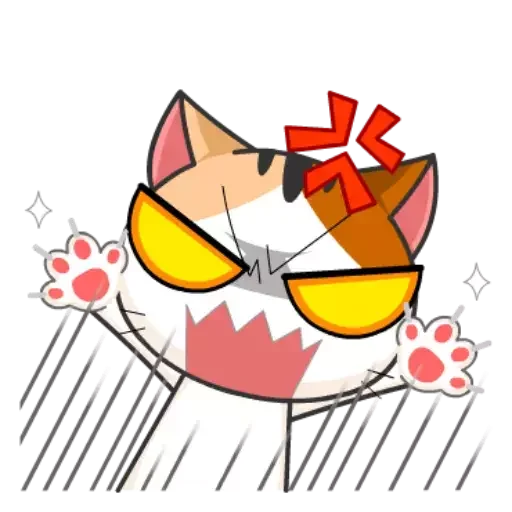 Girl Cat emoji 💢