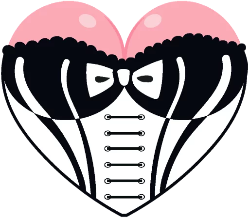 Telegram stiker «Girls Heart» 😻