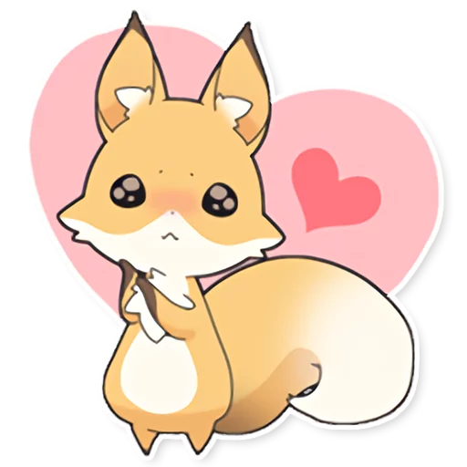 Telegram stickers Girly Fox Remastered