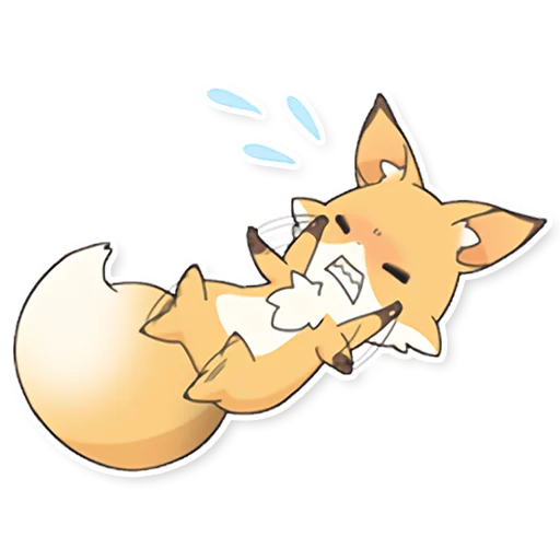 Telegram stiker «Girly Fox Remastered» 