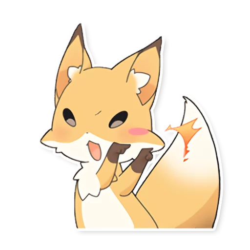 Емодзі Girly Fox Remastered 😠