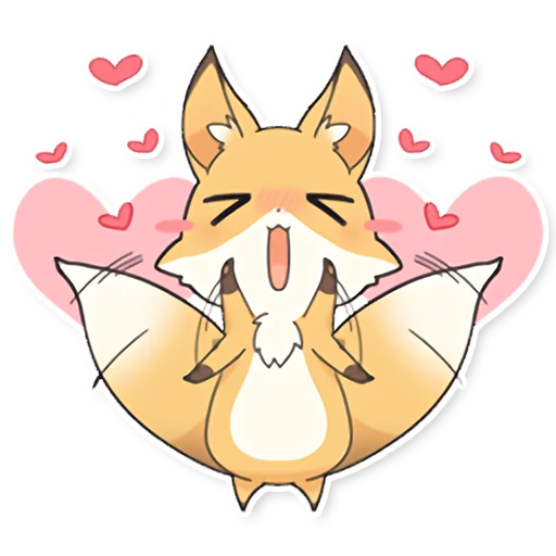 Girly Fox Remastered sticker 😍