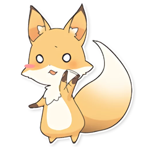 Стикер Telegram «Girly Fox Remastered» 