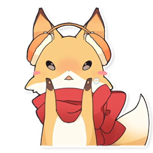 Емодзі Girly Fox Remastered 🤗