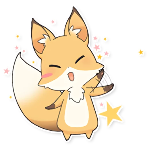 Telegram Sticker «Girly Fox Remastered» 