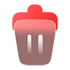 Glass icons emoji 🗑