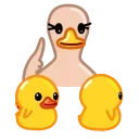 Telegram Duck sticker 👉