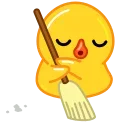 Telegram Duck stiker 🧹