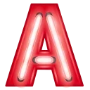 Telegram emoji Glow Font