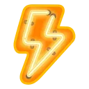 Glow Font emoji ⚡
