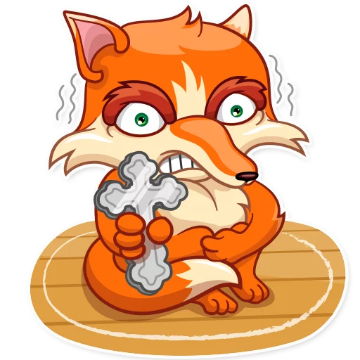 Стікер Telegram «Go, Fox!» ☠