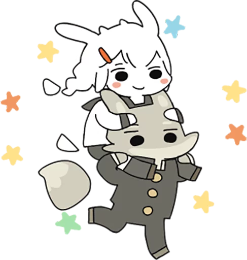 Telegram stiker «Goat Girl by SR» 👫