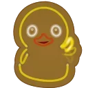 Gold Utya emoji 👋