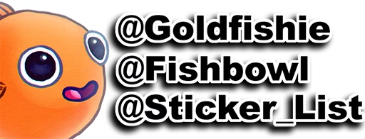Telegram stiker «Goldfish's Shitty Sachiko Pack» 🐟