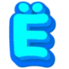 Голубой шрифт emoji ❤️