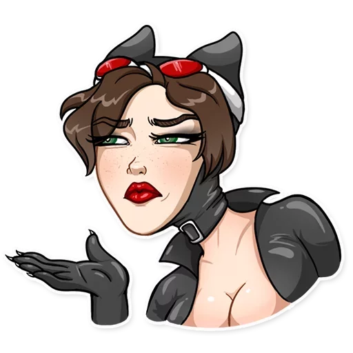 Telegram Sticker «Catwoman ::TgSticker» 