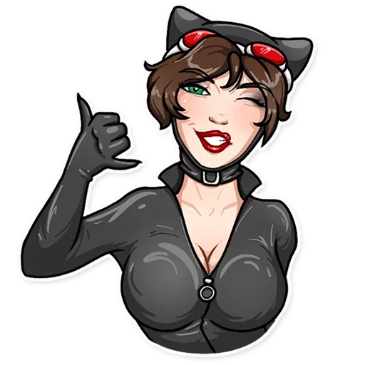 Стикер Telegram «Catwoman ::TgSticker» 