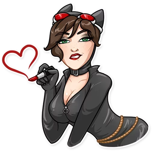 Telegram stiker «Catwoman ::TgSticker» ❤️