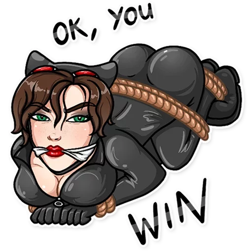 Telegram Sticker «Catwoman ::TgSticker» 