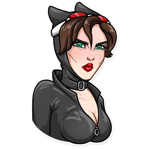 Telegram stiker «Catwoman ::TgSticker» 😠