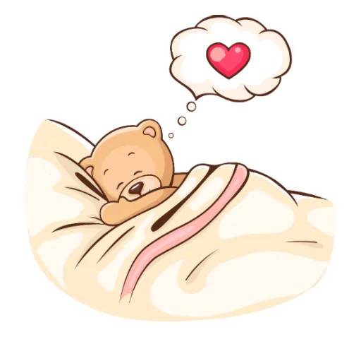 Telegram Sticker «Спокойной ночи» 