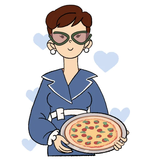 Telegram stiker «Good Pizza, Great Pizza» 🥰