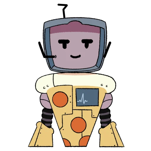 Telegram Sticker «Good Pizza, Great Pizza» 🤖