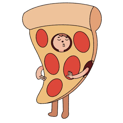 Стікер Telegram «Good Pizza, Great Pizza» 😮‍💨
