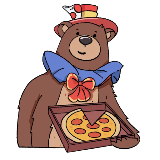Good Pizza, Great Pizza stiker 🐻
