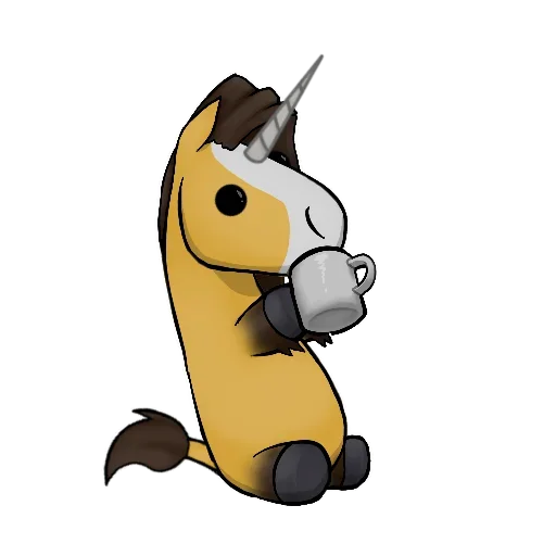 Telegram stiker «Good Unicorn» 😌