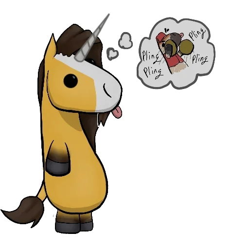 Telegram stiker «Good Unicorn» 🤪