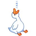 Эмодзи телеграм Goose emoji