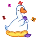 Эмодзи телеграм Goose emoji