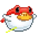 Емодзі Goose Emoji 🦸