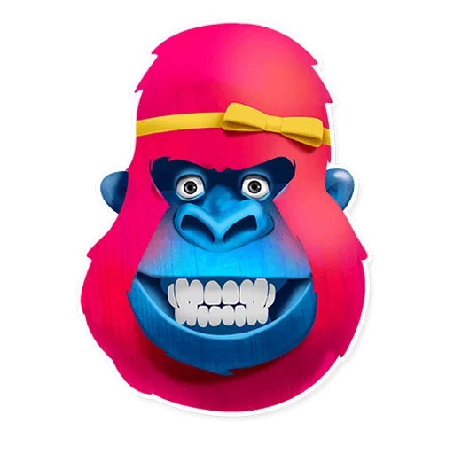Telegram stiker «Gorilla» 😡