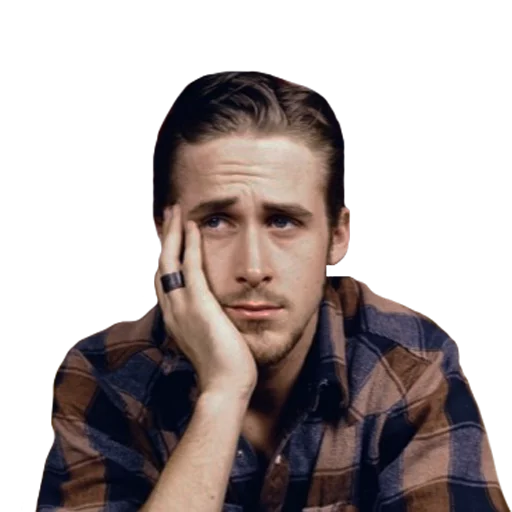 Telegram Sticker «Ryan Gosling» 😔