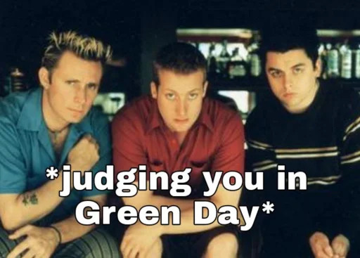 Эмодзи Green Day 🙍‍♂